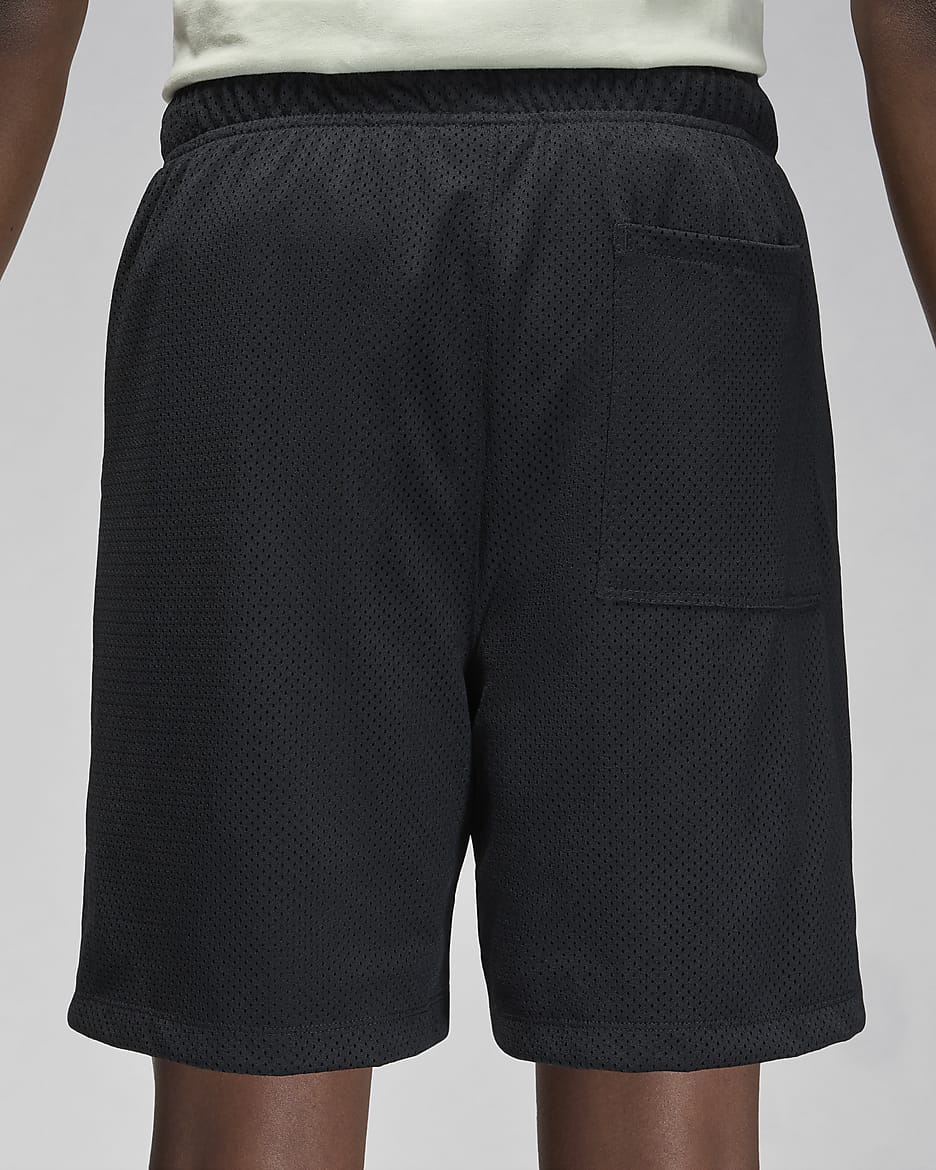 Black mesh shorts men's shop